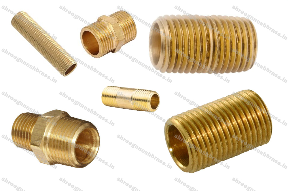 brass threaded pipes