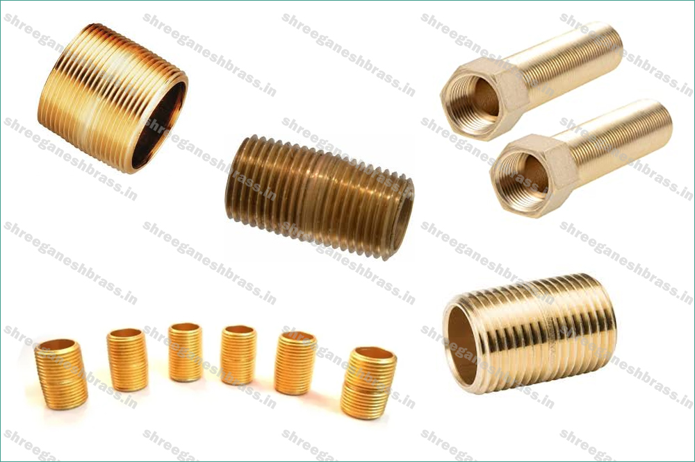 brass threaded pipes